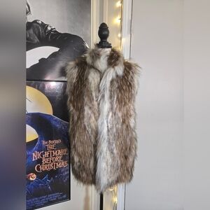 Donna Salyers Fabulous Furs - Faux Fur Vest Size Small